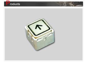 Buy cheap Square Elevator Arrow Push Button With Good Touch Sense For Elevator Parts product