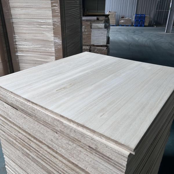 Thickness 3mm-55mm Paulownia Lumber Edge Glued Board Wood Boards For Cabinet