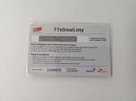 350gsm Art Paper Scratch Card With Zebra Cover PIN Random Number Printed