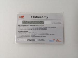 Buy cheap 350gsm Art Paper Scratch Card With Zebra Cover PIN Random Number Printed product
