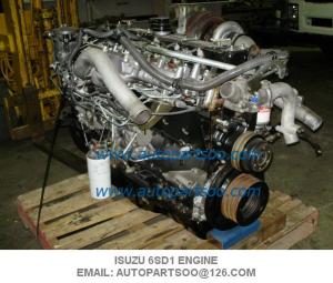 Isuzu 6SD1 Engine Assy Used Japanese Engine 6WG1 6HK1 6HK1T 6RB1 6SD1 6BG1 6BG1T 6BD1  Diesel Engine