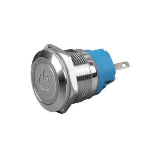 Buy cheap 19mm Momentary Push Button Switch Waterproof IP66 5 Pin Terminal product