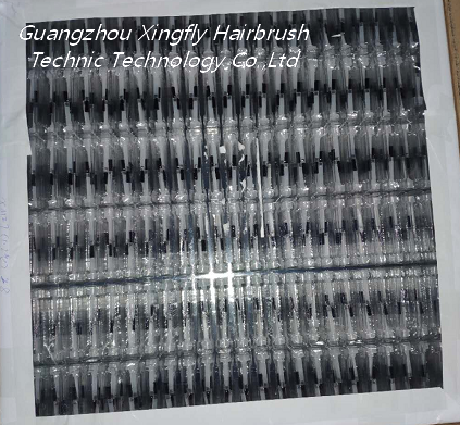 Plastic Pp Nail Polish Brush White Black For Personal Care Nail Bottle