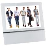 21.5inch White Media Player 1080p High Definition Video Display Screen Android