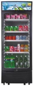 China 350L Upright Display Fridge , Auto Defrost Refrigerated Display Cooler on sale