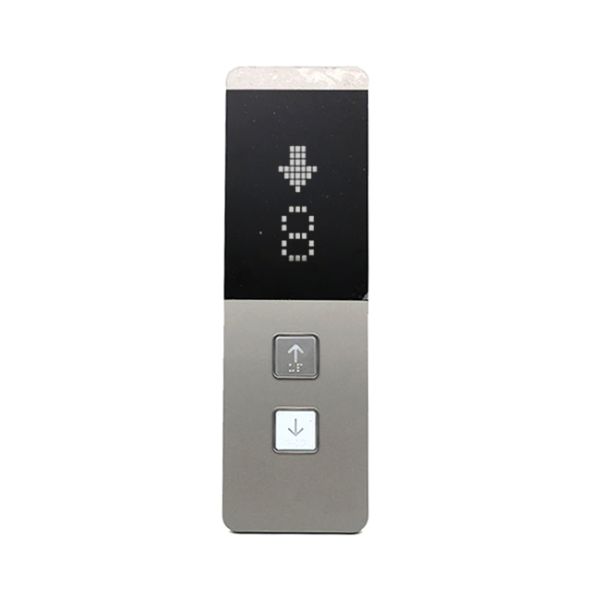 Custom Elevator LOP Operating Panel with Dot Matrix Display DC24V Power Supply and Stainless Steel Material
