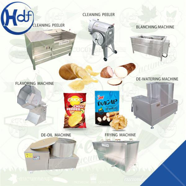Quality Continuous Chips Production Line French Fries Production Line Automatic for sale
