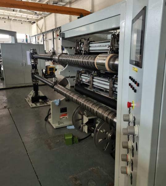 Quality ISO9000 Colourful Touch Screen Substrate Thickness Slitter Rewinder Machine for sale