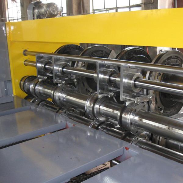 Chain Feeding Eccentric Slotter Machine , Box Making Corrugation Machine