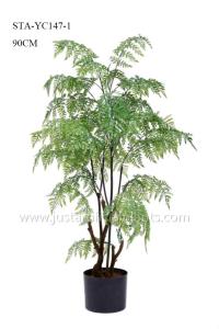 Buy cheap Premium Artificial Fern Tree , Artificial Maidenhair Fern Handcrafted Asethetic product