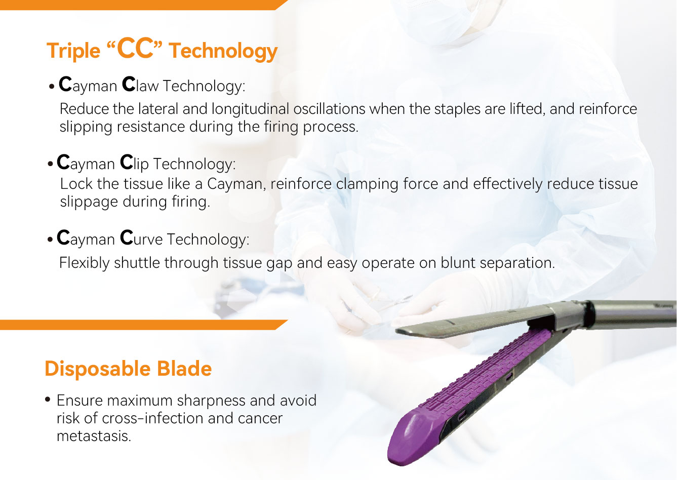 Endoscopic Stapler With Intelligent Staple Height- Product details