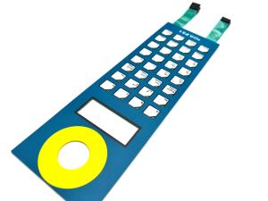 Buy cheap Texture Mylar Side Membrane Keypad With Led With Molex 2.54MM Pitch product