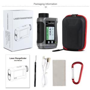 kaemeasu Voice Broadcast Golf Rangefinder Laser Range Finder Telescope With LCD