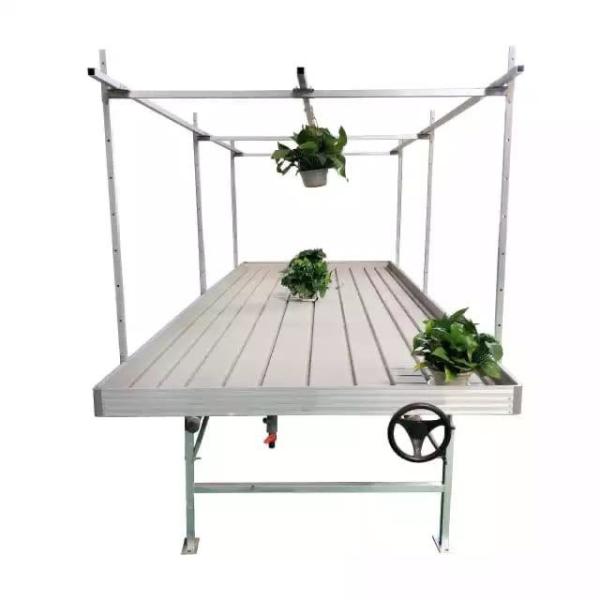 Quality Ebb And Flow Greenhouse Rolling Bench For Seeding Vertical Grow for sale