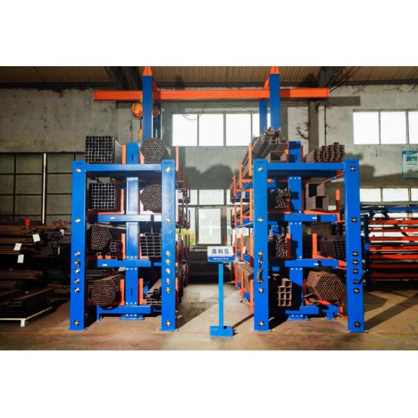 Pipe Telescopic Cantilever Shelf Metal Sheet Warehouse Storage Rack Telescopic Cantilever Shelves Long Materials