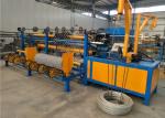 Double Wire Fencing Wire Making Machine , Black Wire Chain Link Weaving Machine