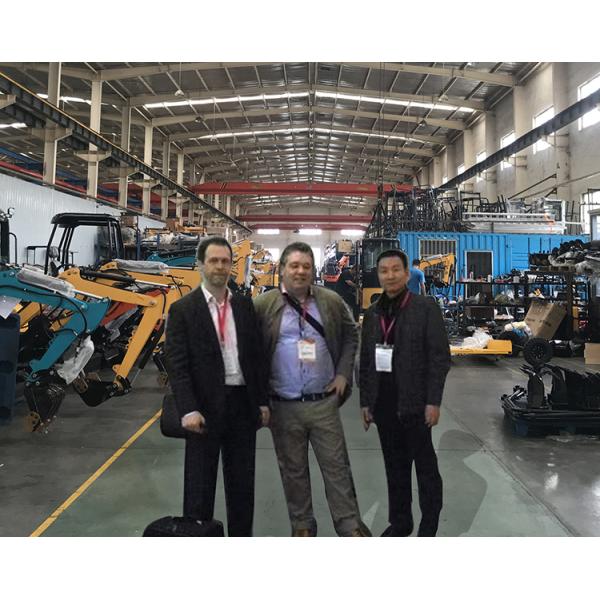 SGS OEM Mini Digger Excavator Powerful Engine Front Loader Digger