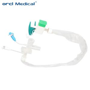 Closed Suction System Disposable Medical Closed Suction 24 72 Hours Catheter With ISO Certificates