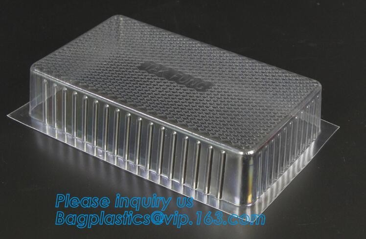 Blister large clear plastic fruit container with lid for fruit packaging,blister fruit box /container/ fruit Tray/ Clear