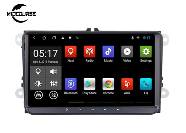 Quality GPS Navigation Volkswagen DVD Player Touch Buttons Navigation Split Screen Wifi RDS FM AM BT for sale