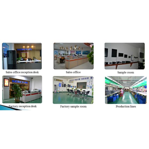 7" Indoor Battery Operated LCD Screen 1080P Video Play Back With Push Button