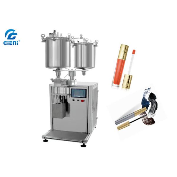 High Viscosity Cosmetic Lip Gloss Filling Machine With Double Tanks