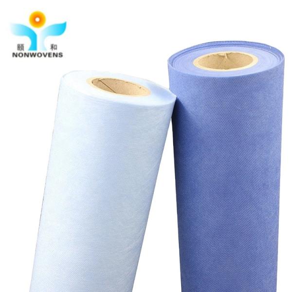 Blue Spunbond PP Non Woven Fabric Tnt Polypropylene For Furniture