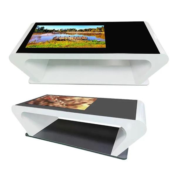 Quality Interactive Touch Screen Coffee Table With Wireless Charge Capacitive Touch Screen Android Os for sale