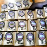 High Precision Digital Pressure Gauge Data Logger Storage 50000 Datas