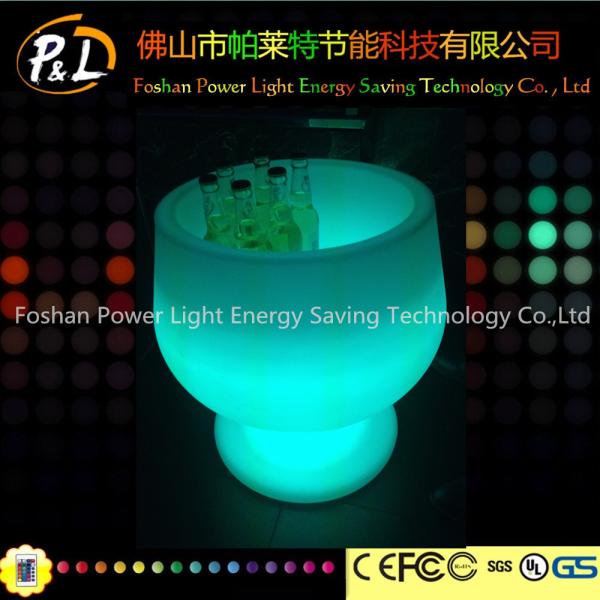 Quality RGB Color Changing LED Ice Bucket /LED Light Ice Cooler for sale