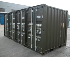 8ft x 5ft Mini Storage Shipping Container with Double Rear Door End Dry Steel/Corten Material Convenient and Versatile