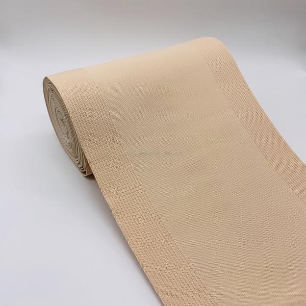 150mm Polyester elastic band fish silk for underwear with waist belt belly band