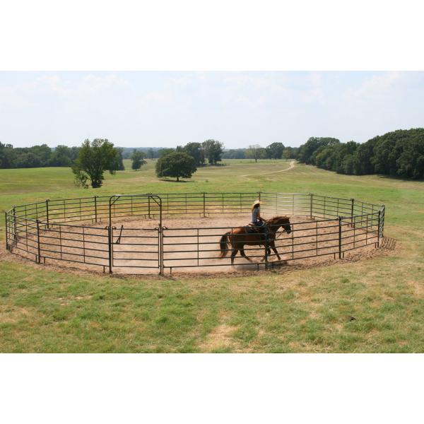 Galvanized Steel Metal Farm Gate Powder Coated Livestock Horse Corral Fencing
