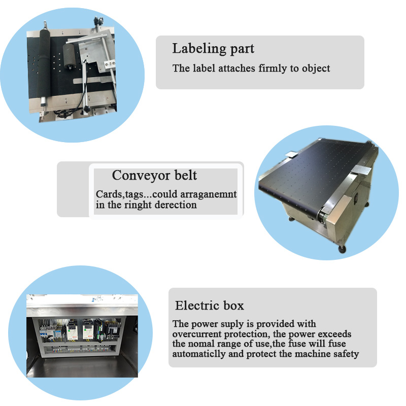 500w SS304 Automatic Labeling Machine For Bag Adhesive Label