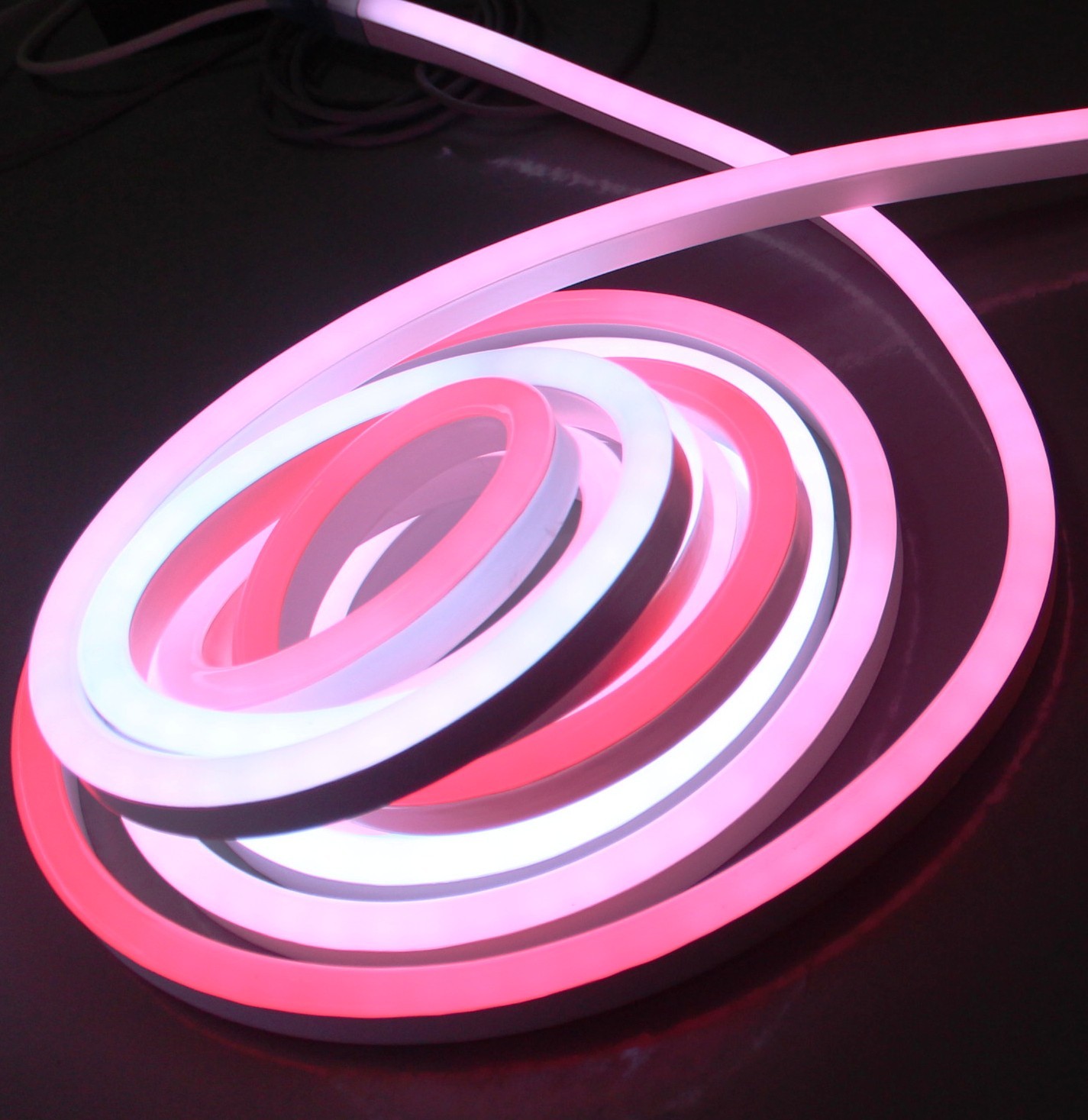 Dynamic led light neon replacement with DMX control in stock pixel tube flexible strip