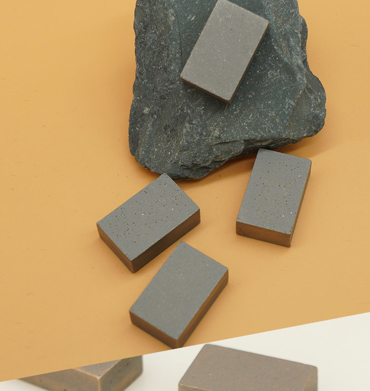 Sintered Diamond Segment for Indonesian Lava Stone Cutting High Frequency Brazed