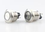 25mm Push Button Switch LED Illuminated , 24V 12V Illuminated Push Button Switch