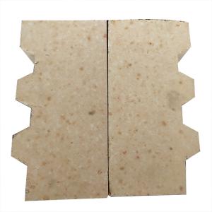 Yellow High Alumina Fire Bricks Lining Material For Upward Continuous Casting Furnace