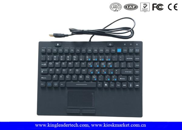 Quality FCC Waterproof Keyboard , Washable Industrial Computer Keyboard With Function Keys for sale