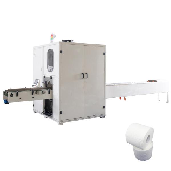 Quality High Speed Double Channel Small Toilet Paper Roll Kitchen Towel Paper Log Saw Cutting Machine for sale