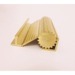 Rustproof Architectural Brass Hardware , C38500 Copper Alloy Hardware Sections