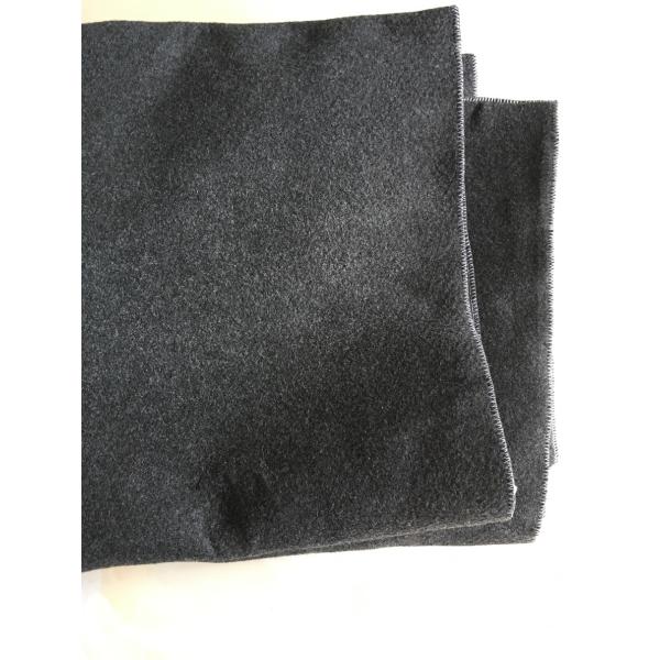 Square Quilted Oil Absorbent Mat in grey color with needle punch nonwoven interlining