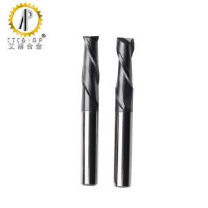 China CNC Lathe Machining Tungsten Carbide Router Bits HRC58 With 2 Flute on sale