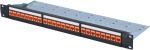 UTP Network Patch Panel CAT6A CAT6 CAT5E 1U 24 Port Modular Type