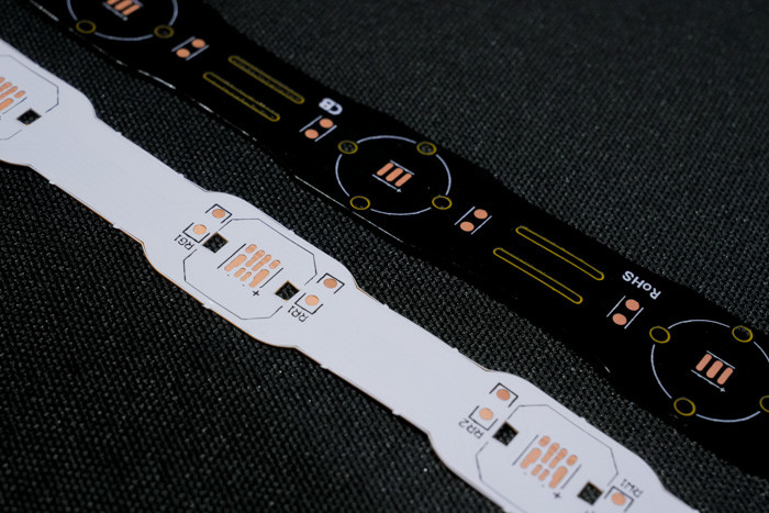 Colorful lens -equipped specail -shaped board FPC LED Light Strip Double Sided FPC Flexible PCB Manufacturing And Assembly UL E477885 IATF16949 GB