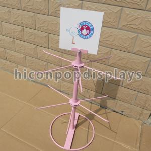 China Metal Wire Table Top Retail Hanging Display Shelf For Kids Toys on sale