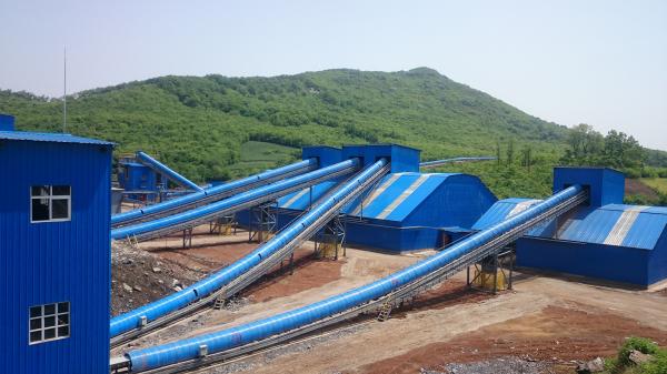Quality Quarry Mining Transfer Belt Conveyor 1200mm B500 Black brown for sale