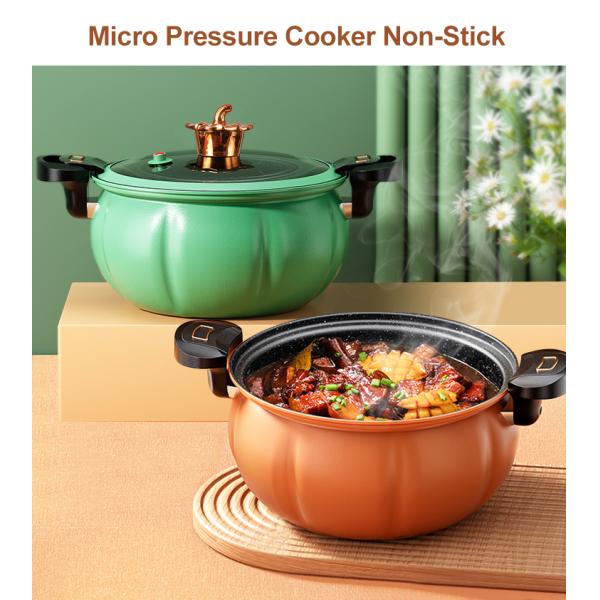 28CM Large Capacity Iron Kitchen Pressure Cooker Maifan Stone Non Stick Coating