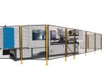 Inline Palletizer Protector Machine Perimeter Guarding , Wire Machine Guard