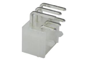 China White Right Angle 6 Pin Header Wafer Pcb Wire To Board Connectors 30m Ohm on sale